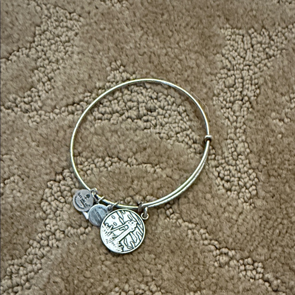 Alex and Ani Silver Charm Bracelet